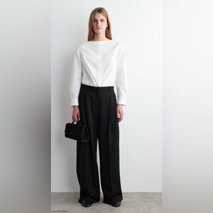 COS black Lyocell fluid pants 6